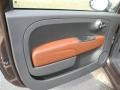 2012 Fiat 500 Pelle Marrone/Avorio (Brown/Ivory) Interior Door Panel Photo