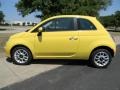 2012 Giallo (Yellow) Fiat 500 Pop  photo #2