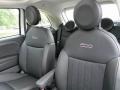 Pelle Nera/Nera (Black/Black) 2012 Fiat 500 Lounge Interior