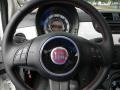 Pelle Nera/Nera (Black/Black) 2012 Fiat 500 Lounge Steering Wheel