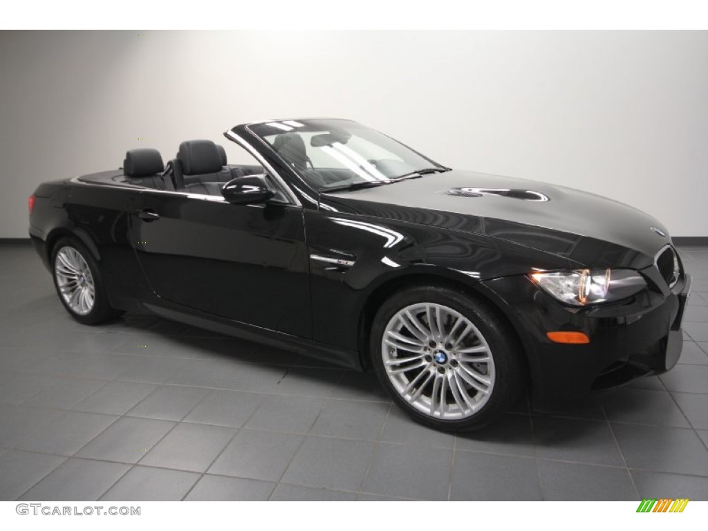 2011 M3 Convertible - Jet Black / Black Novillo Leather photo #1