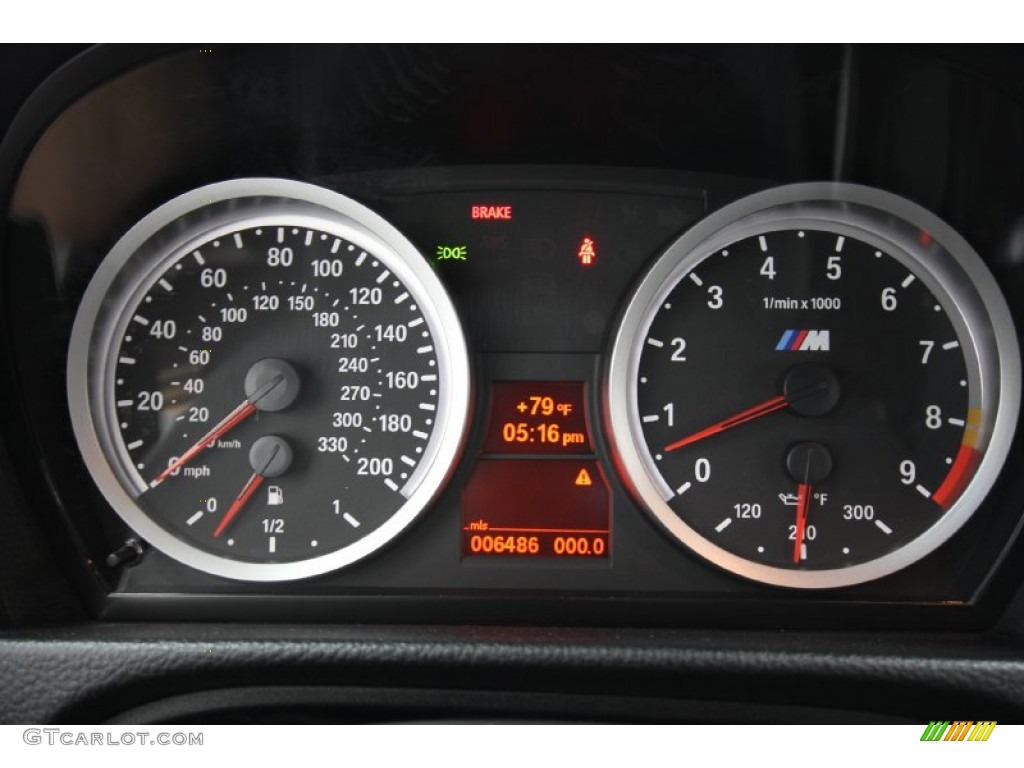 2011 BMW M3 Convertible Gauges Photo #64365666