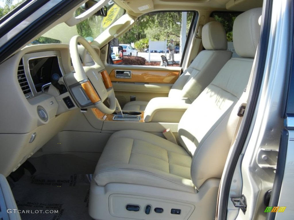 Camel/Sand Piping Interior 2008 Lincoln Navigator L Elite Photo #64366384