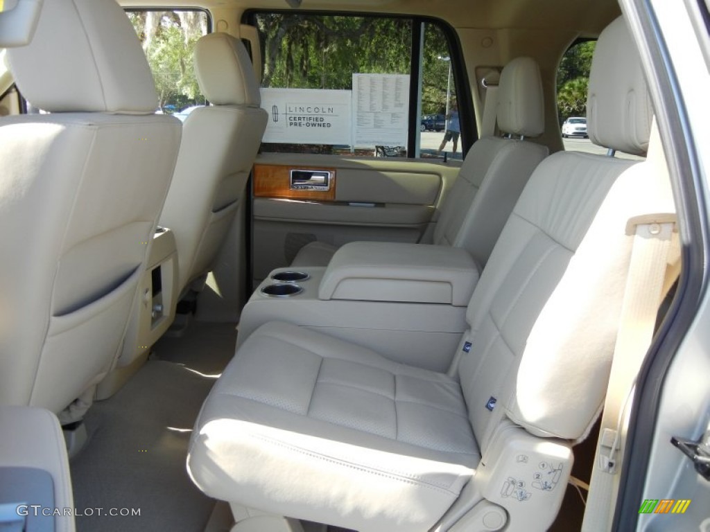 Camel/Sand Piping Interior 2008 Lincoln Navigator L Elite Photo #64366419