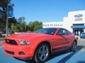 2010 Torch Red Ford Mustang V6 Premium Coupe  photo #1