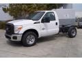 Oxford White 2011 Ford F350 Super Duty XL Regular Cab Chassis