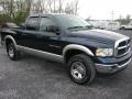 2003 Patriot Blue Pearl Dodge Ram 1500 SLT Quad Cab 4x4  photo #14