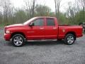 2004 Flame Red Dodge Ram 1500 SLT Quad Cab 4x4  photo #3