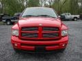 2004 Flame Red Dodge Ram 1500 SLT Quad Cab 4x4  photo #16