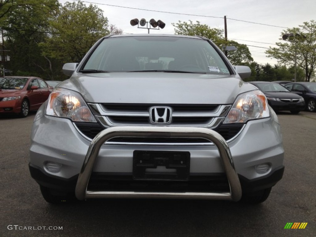 2011 CR-V EX-L 4WD - Alabaster Silver Metallic / Black photo #6