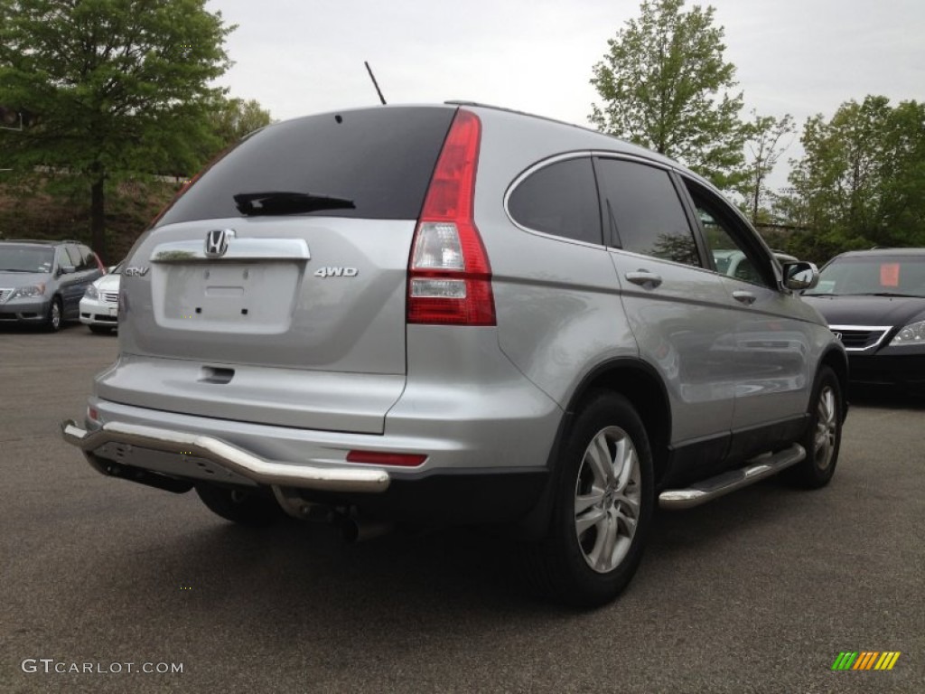 2011 CR-V EX-L 4WD - Alabaster Silver Metallic / Black photo #9
