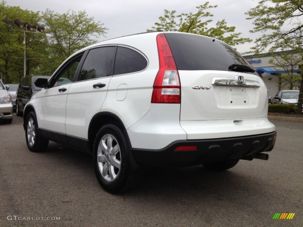 2009 CR-V EX 4WD - Taffeta White / Gray photo #4