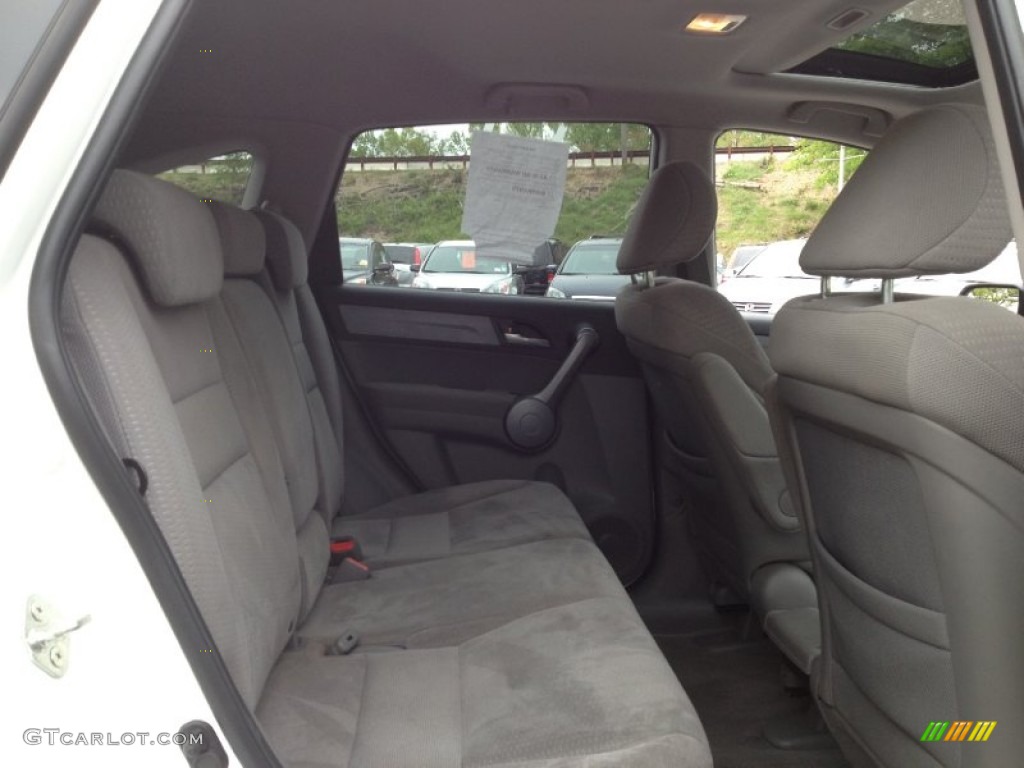 2009 CR-V EX 4WD - Taffeta White / Gray photo #7