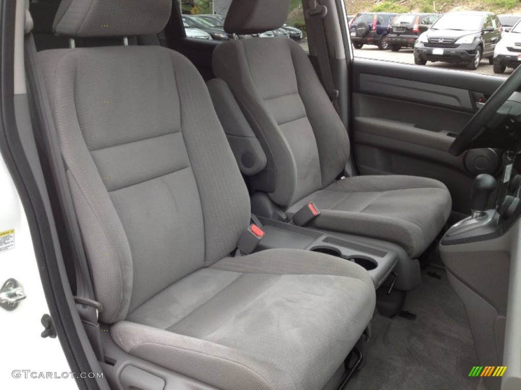 2009 CR-V EX 4WD - Taffeta White / Gray photo #10
