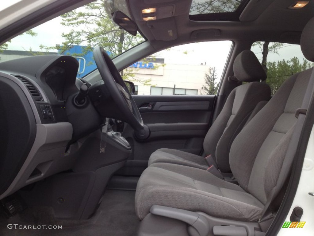 2009 CR-V EX 4WD - Taffeta White / Gray photo #11