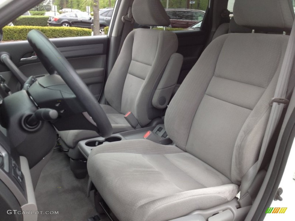 2009 CR-V EX 4WD - Taffeta White / Gray photo #13