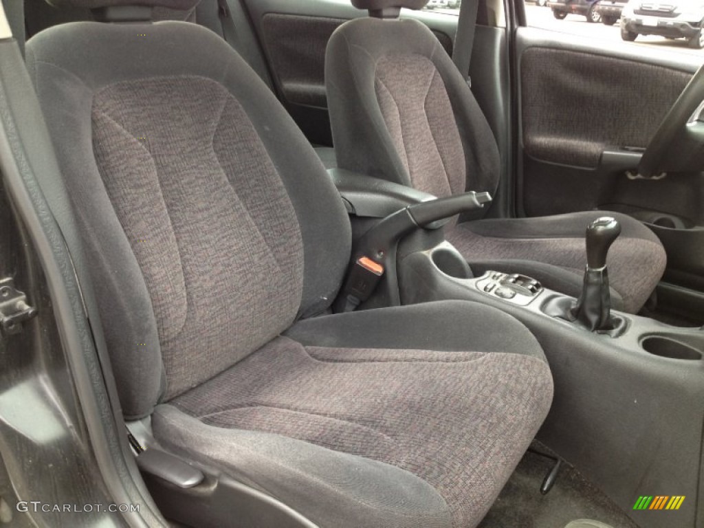 Black Interior 2002 Saturn S Series SL2 Sedan Photo #64370012