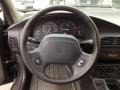 2002 Saturn S Series Black Interior Steering Wheel Photo