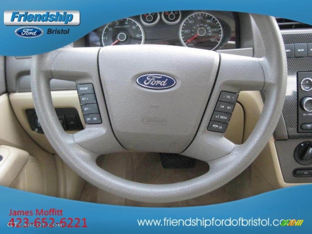 2009 Fusion SE V6 - Sport Blue Metallic / Camel photo #22