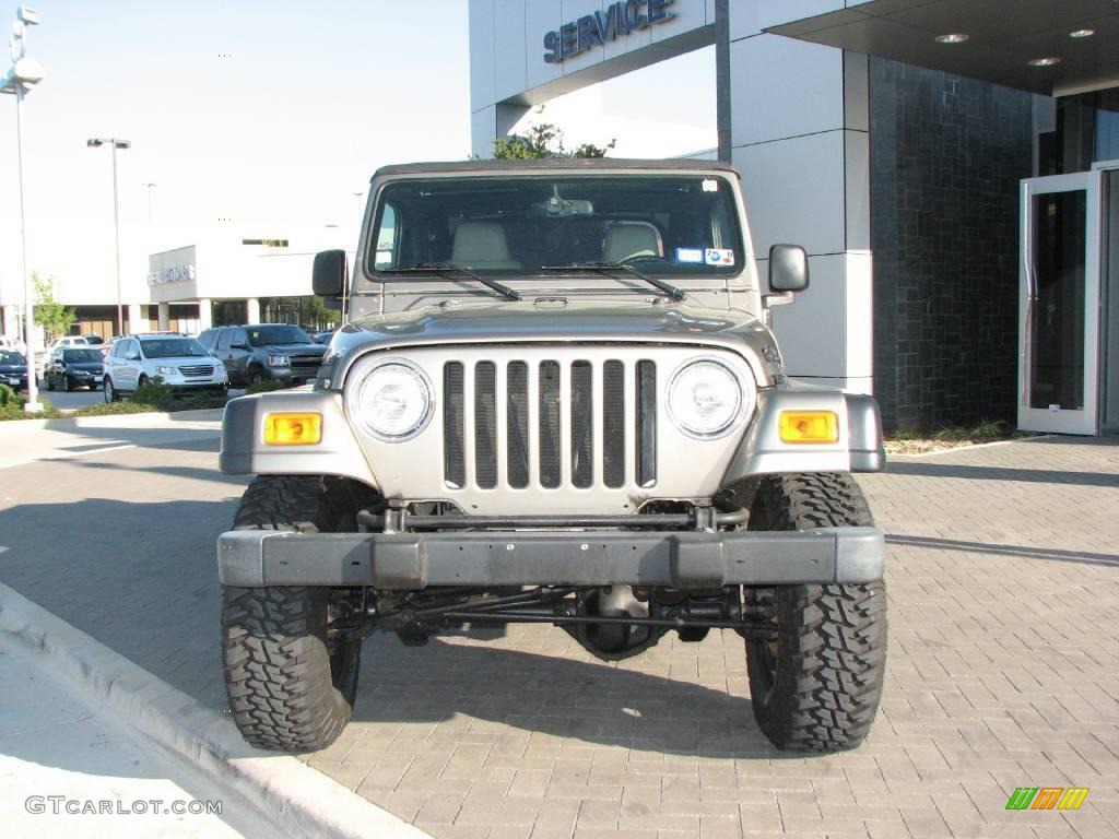 2004 Wrangler Rubicon 4x4 - Light Khaki Metallic / Khaki photo #2