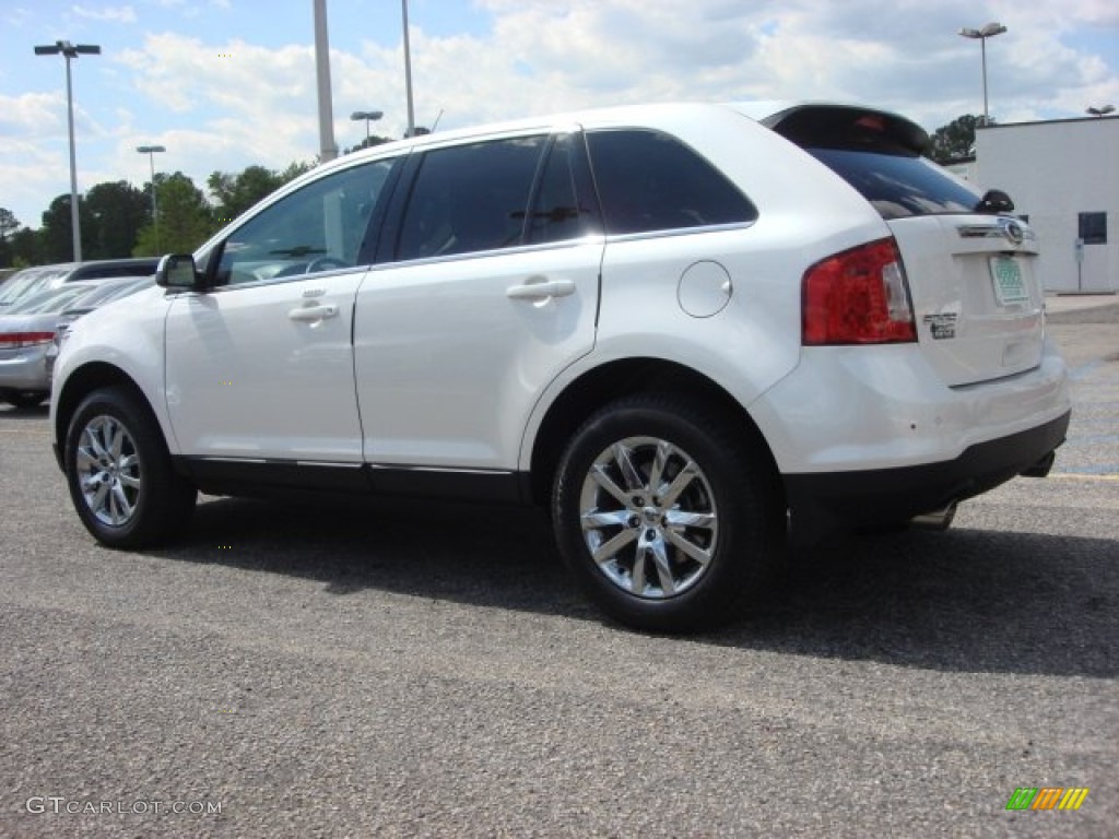 2012 Edge Limited AWD - White Platinum Metallic Tri-Coat / Sienna photo #3