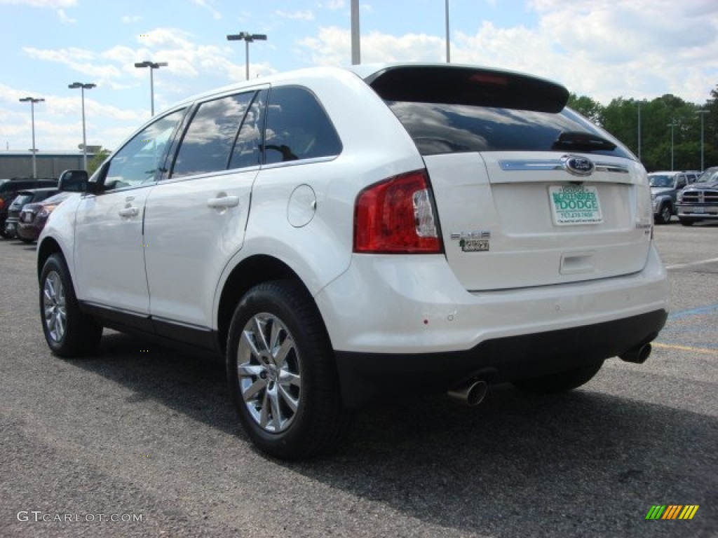 2012 Edge Limited AWD - White Platinum Metallic Tri-Coat / Sienna photo #4