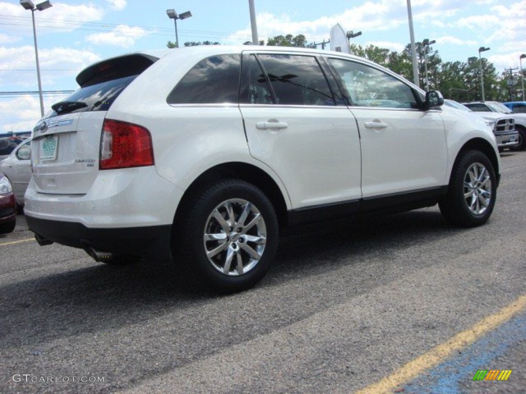 2012 Edge Limited AWD - White Platinum Metallic Tri-Coat / Sienna photo #6