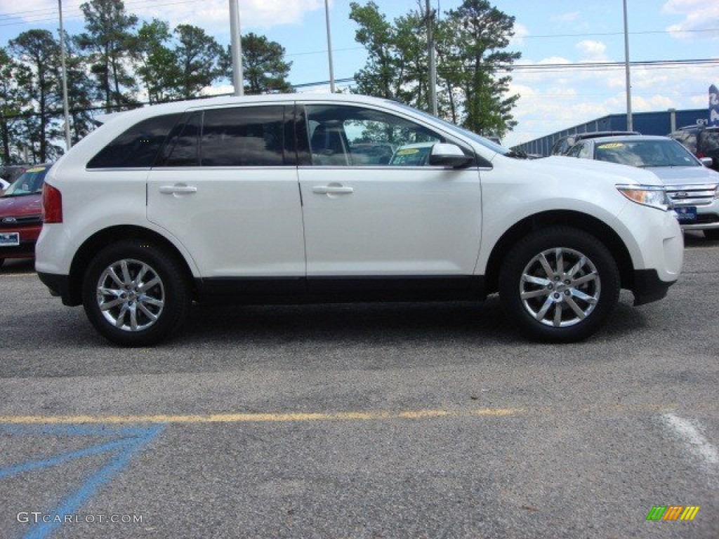 2012 Edge Limited AWD - White Platinum Metallic Tri-Coat / Sienna photo #7