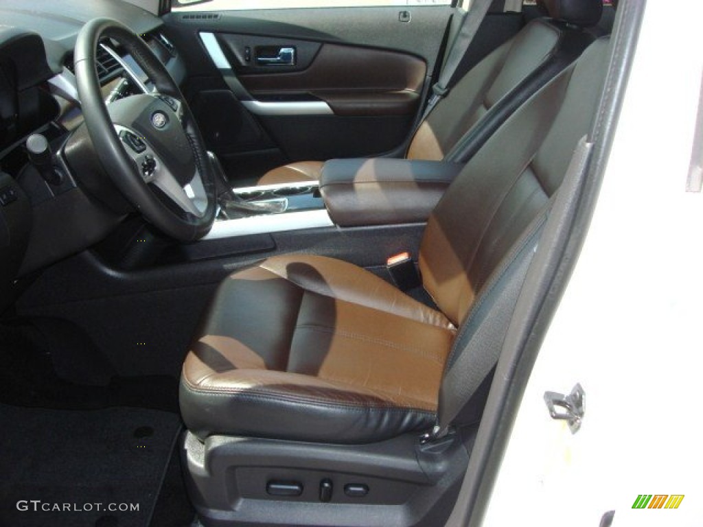 2012 Edge Limited AWD - White Platinum Metallic Tri-Coat / Sienna photo #10