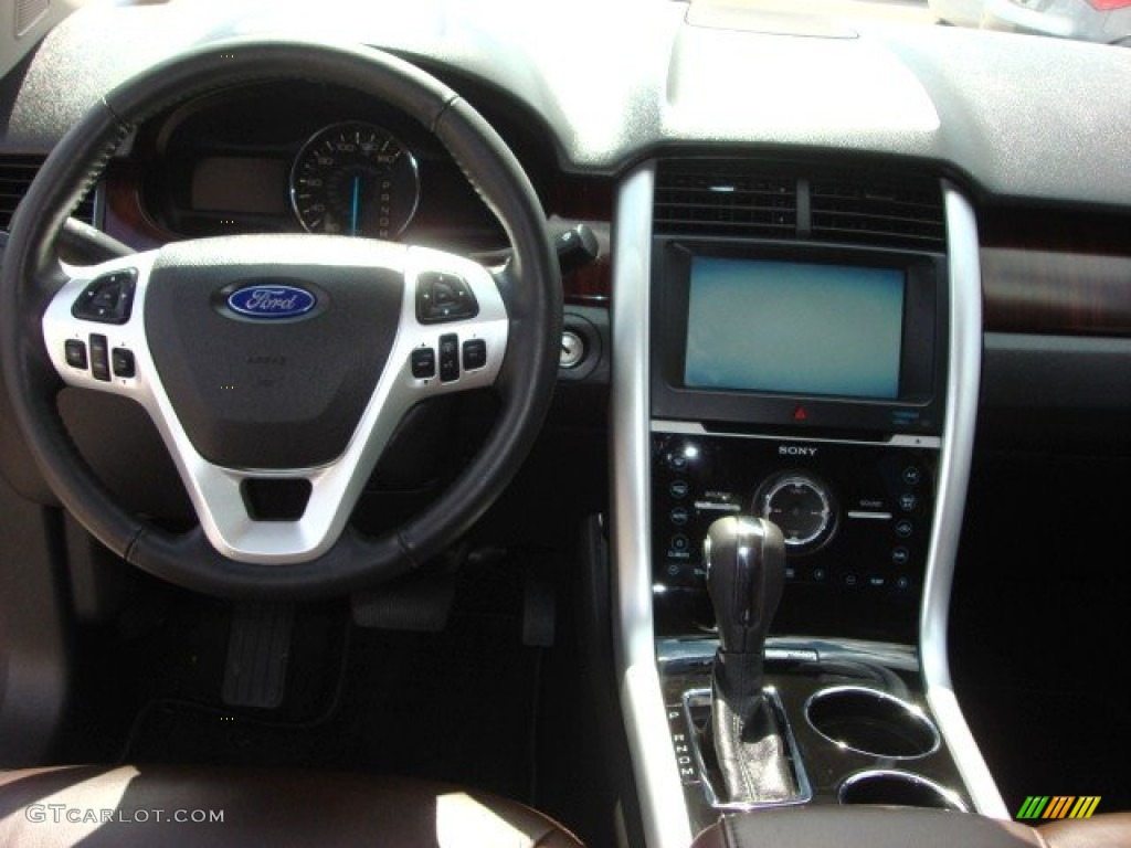 2012 Edge Limited AWD - White Platinum Metallic Tri-Coat / Sienna photo #12