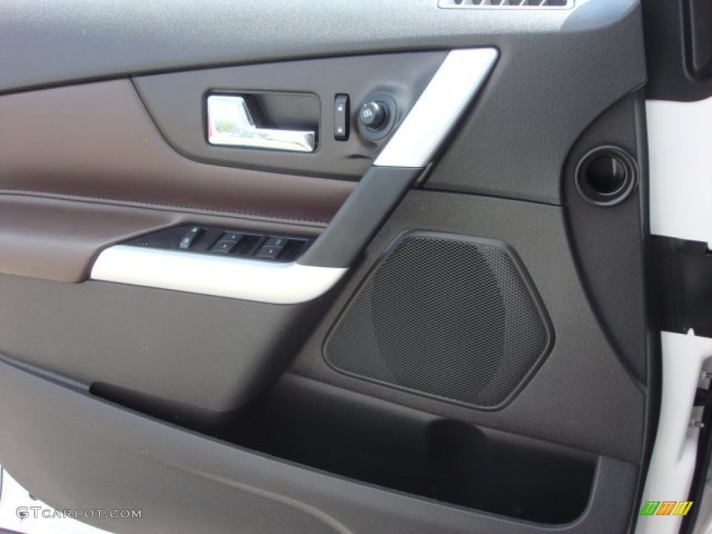 2012 Edge Limited AWD - White Platinum Metallic Tri-Coat / Sienna photo #15