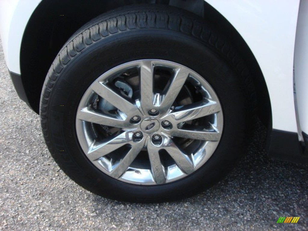 2012 Edge Limited AWD - White Platinum Metallic Tri-Coat / Sienna photo #24