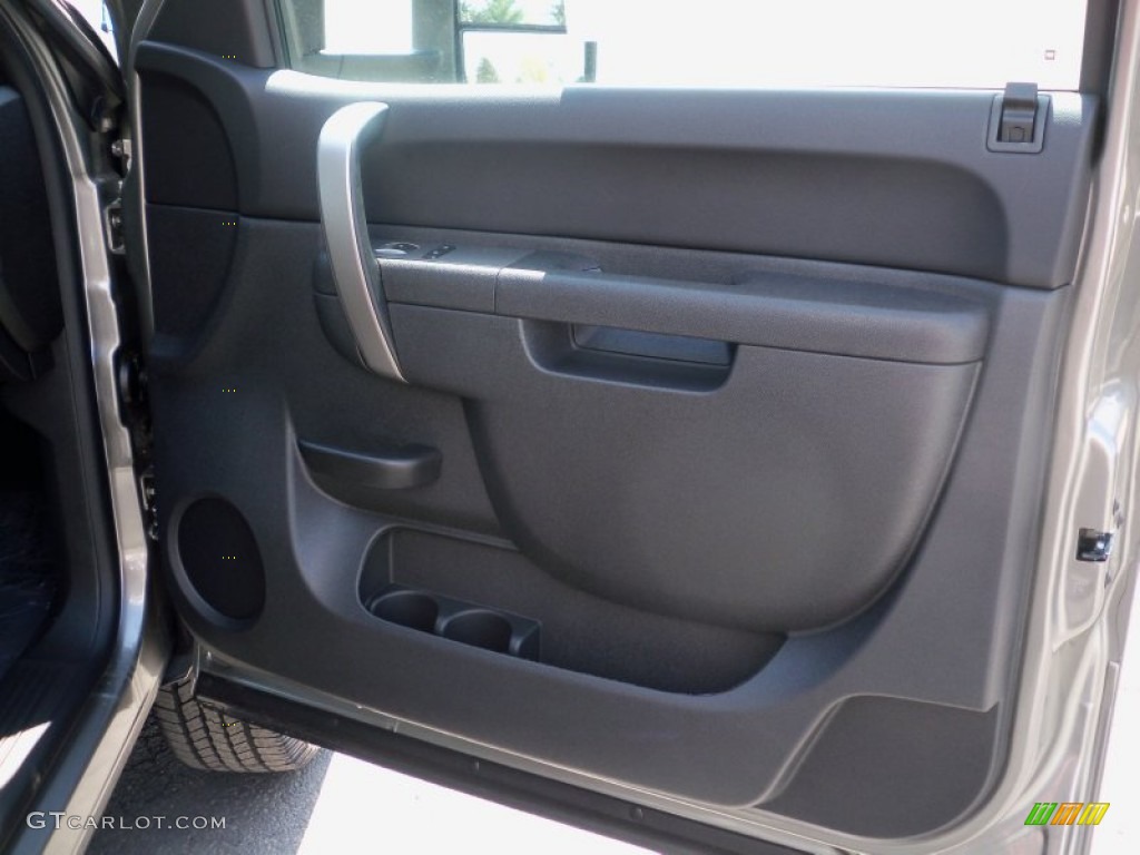 2012 Silverado 3500HD LT Crew Cab 4x4 - Graystone Metallic / Ebony photo #17