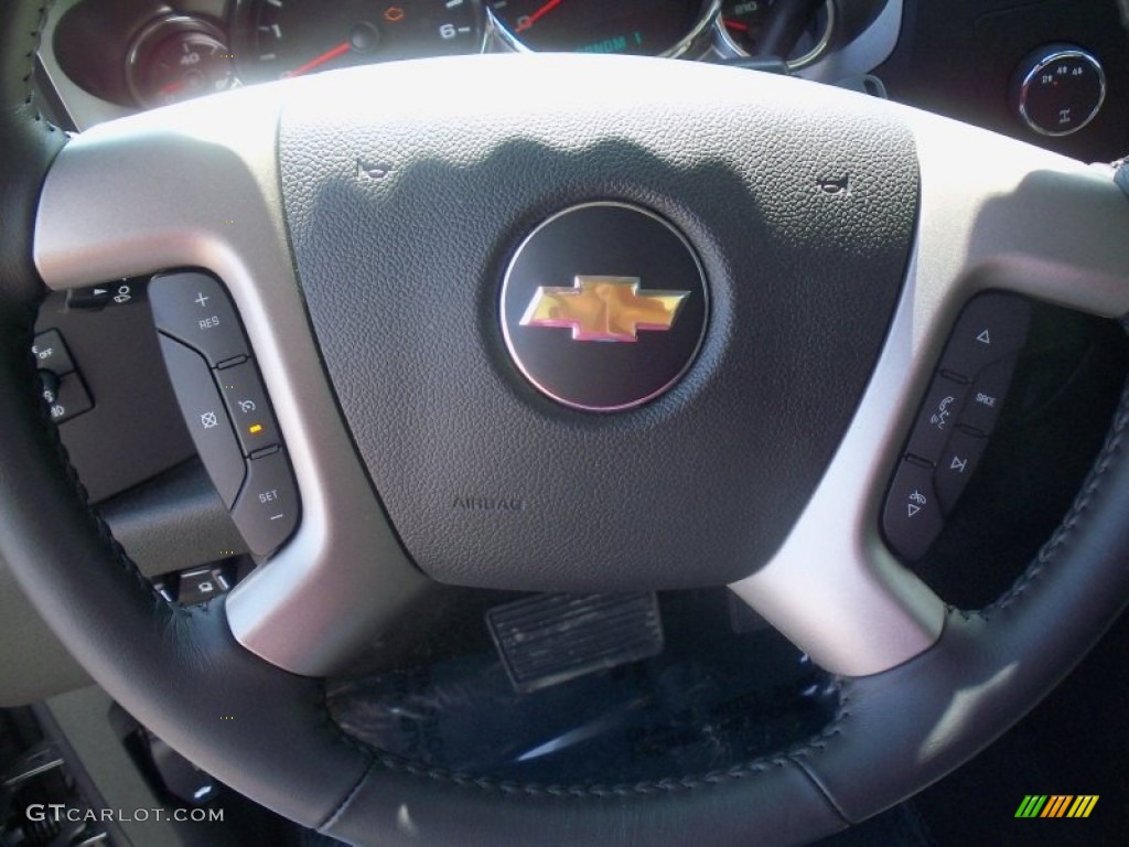 2012 Silverado 3500HD LT Crew Cab 4x4 - Graystone Metallic / Ebony photo #37