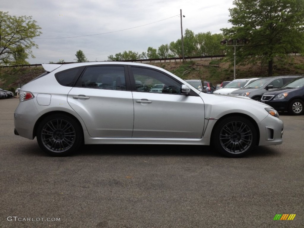 2008 Impreza WRX STi - Spark Silver Metallic / Carbon Black/Graphite Gray Alcantara photo #2