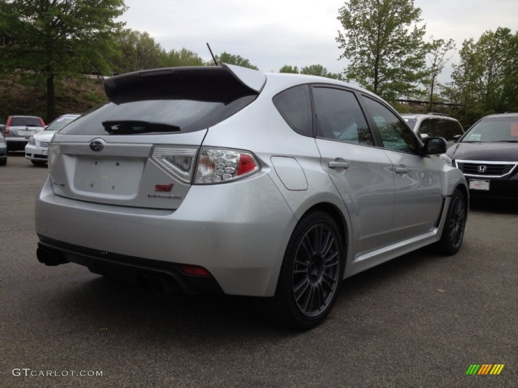 2008 Impreza WRX STi - Spark Silver Metallic / Carbon Black/Graphite Gray Alcantara photo #3
