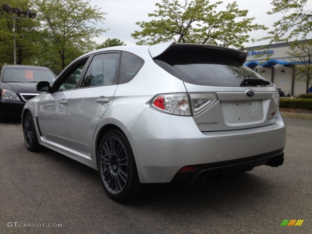2008 Impreza WRX STi - Spark Silver Metallic / Carbon Black/Graphite Gray Alcantara photo #5