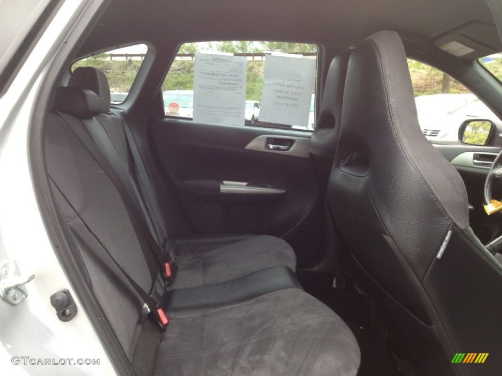 2008 Impreza WRX STi - Spark Silver Metallic / Carbon Black/Graphite Gray Alcantara photo #8