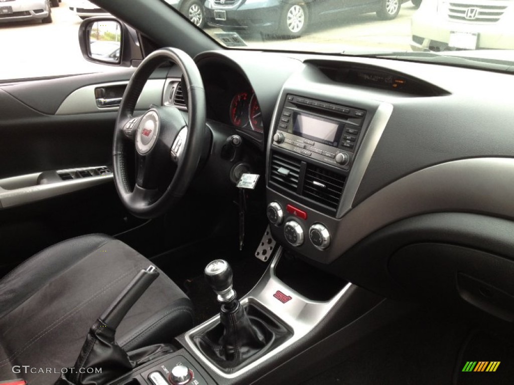 2008 Impreza WRX STi - Spark Silver Metallic / Carbon Black/Graphite Gray Alcantara photo #10
