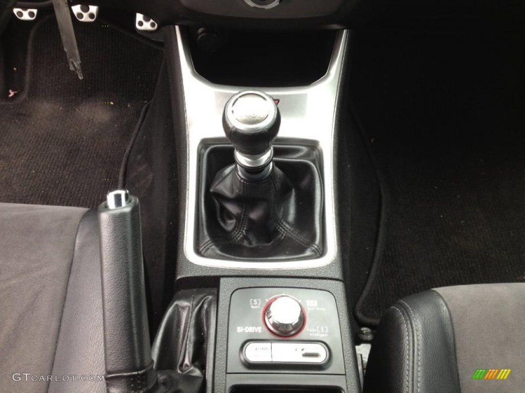 2008 Impreza WRX STi - Spark Silver Metallic / Carbon Black/Graphite Gray Alcantara photo #18