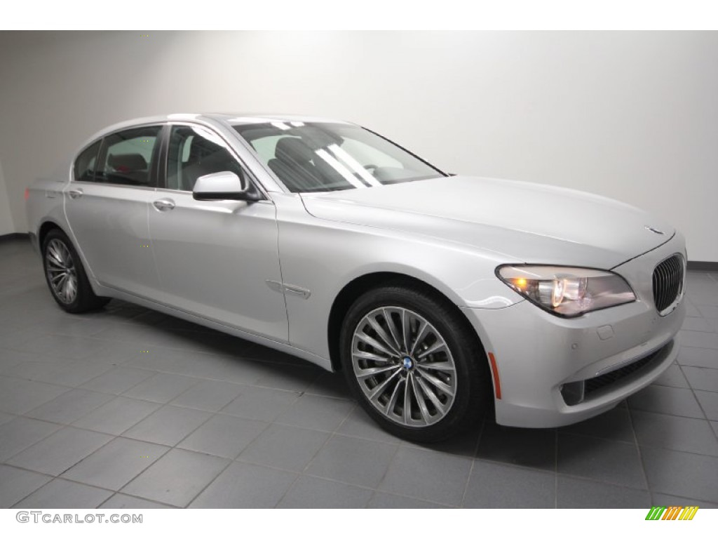 2011 7 Series 750Li Sedan - Titanium Silver Metallic / Black photo #1