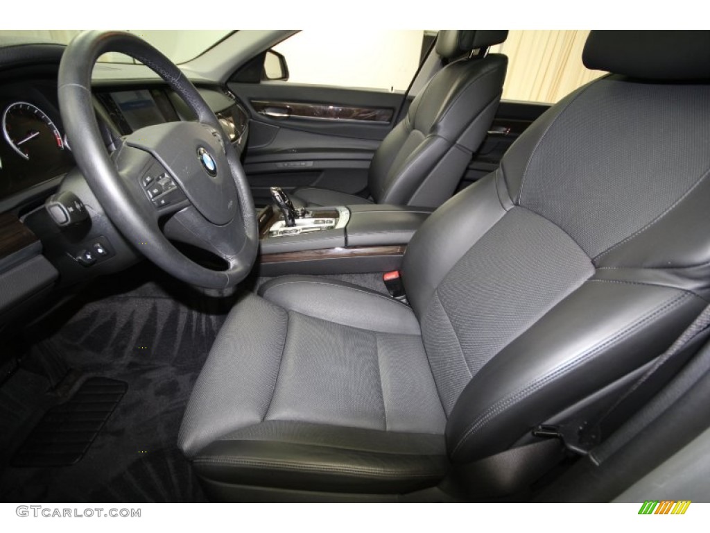 Black Interior 2011 BMW 7 Series 750Li Sedan Photo #64372070