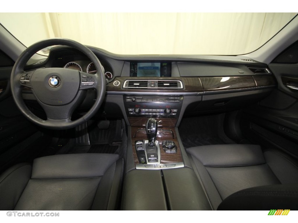 2011 BMW 7 Series 750Li Sedan Black Dashboard Photo #64372079