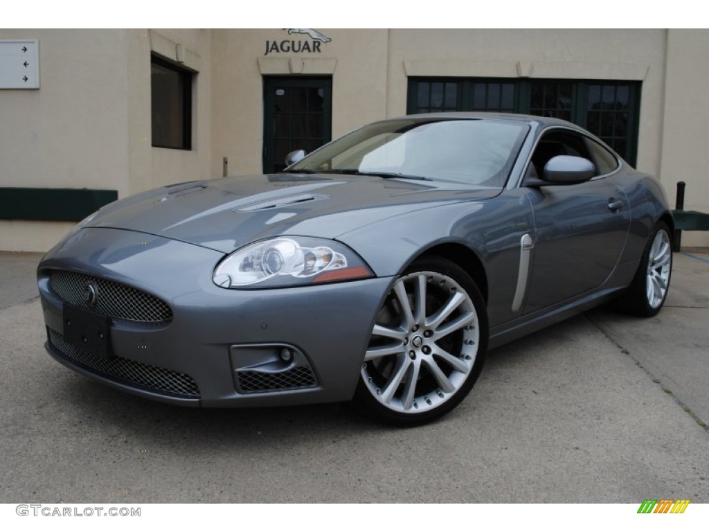 Lunar Grey 2009 Jaguar XK XKR Coupe Exterior Photo #64372119