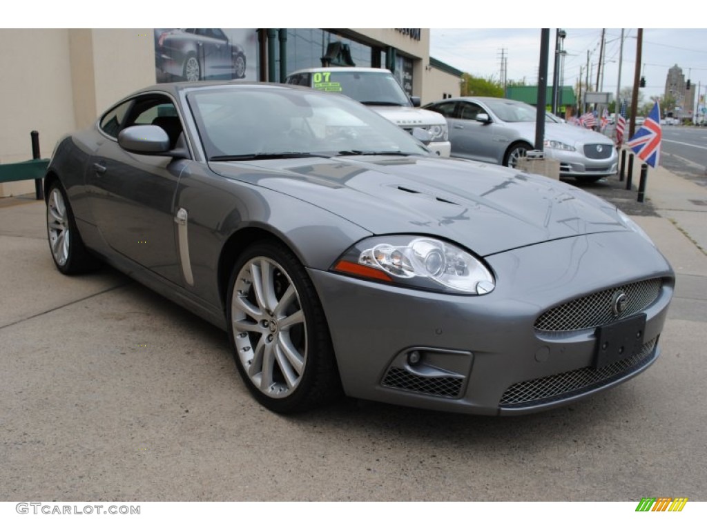 Lunar Grey 2009 Jaguar XK XKR Coupe Exterior Photo #64372168