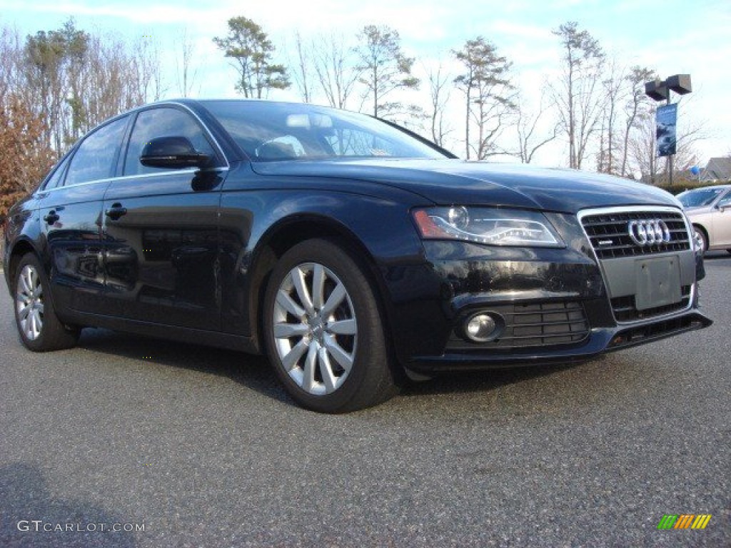 2009 A4 3.2 quattro Sedan - Brilliant Black / Cardamom Beige photo #1