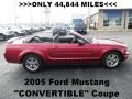 2005 Redfire Metallic Ford Mustang V6 Premium Convertible  photo #1