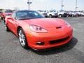 Inferno Orange Metallic 2012 Chevrolet Corvette Grand Sport Coupe Exterior