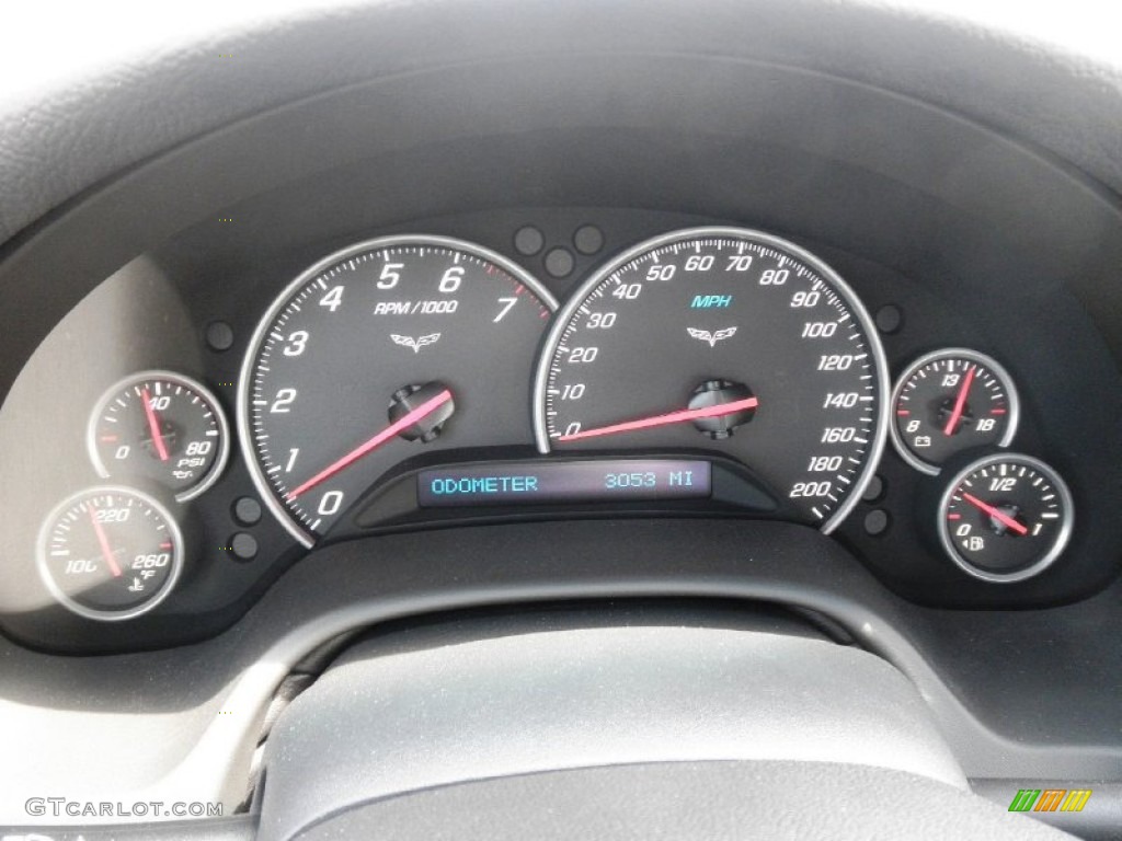 2012 Chevrolet Corvette Grand Sport Coupe Gauges Photo #64373826