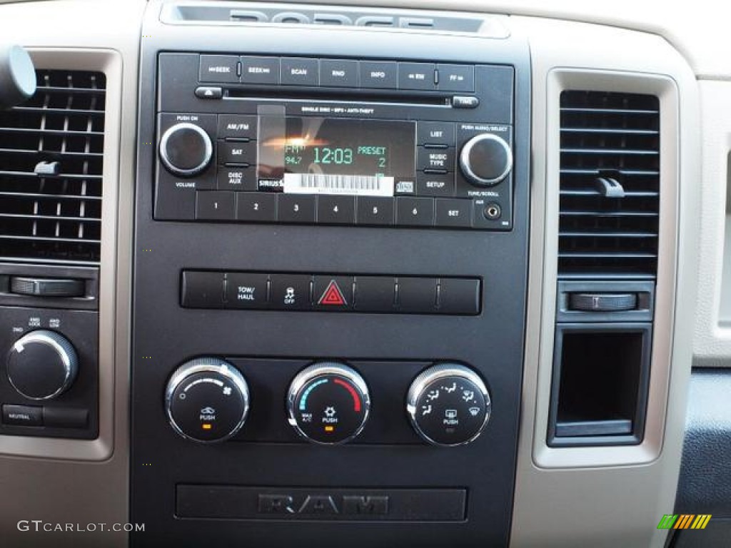 2012 Ram 1500 Express Quad Cab 4x4 - Bright White / Dark Slate Gray/Medium Graystone photo #6